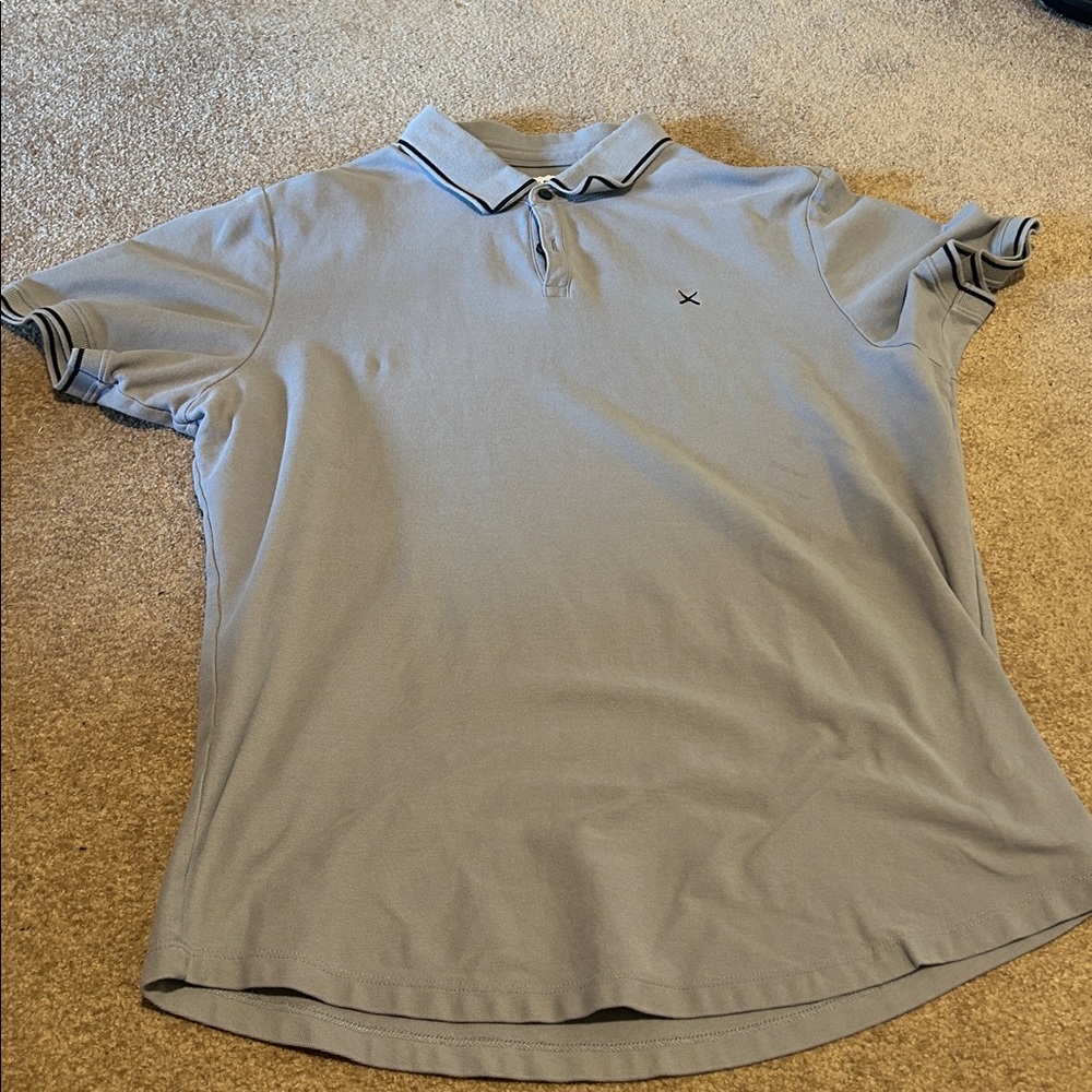 Cuts Clothing Gray Polo Shirt